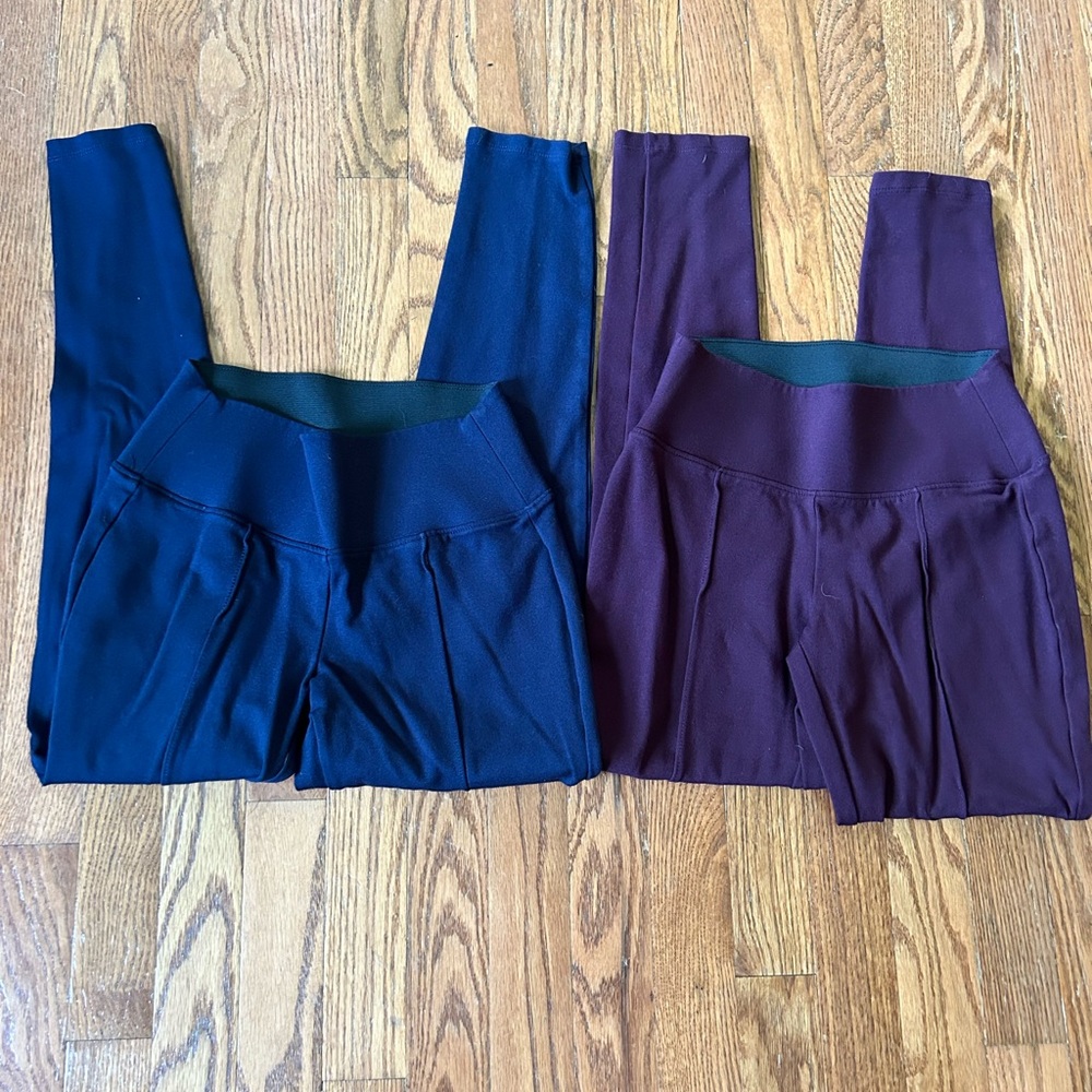 2 PAIRS OF NINE WEST DRESS PANTS/ LEGGINGS